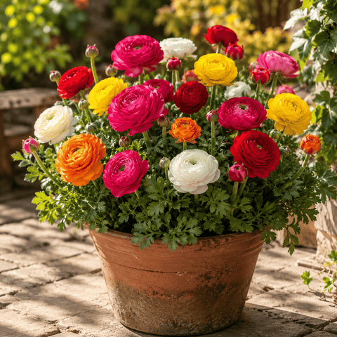 Prins Bulbs Flower Bulbs Prins Charming Mixed Ranunculus Bulbs – 10pck