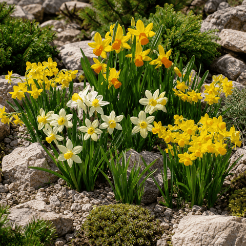 Prins Bulbs Flower Bulbs Prins Charming Narcissus Rockery Mix Bulbs – 25pck