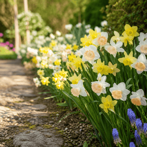 Prins Bulbs Flower Bulbs Prins Charming Narcissus Rockery Pastel Mix Bulbs – 25pck
