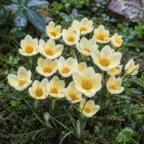 Prins Bulbs Flower Bulbs Prins Charming Species Cream Beaty Crocus Bulbs – 20pck