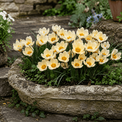 Prins Bulbs Flower Bulbs Prins Charming Species Cream Beaty Crocus Bulbs – 20pck