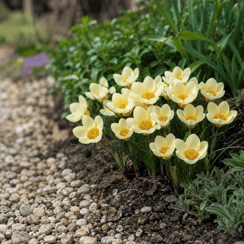 Prins Bulbs Flower Bulbs Prins Charming Species Cream Beaty Crocus Bulbs – 20pck
