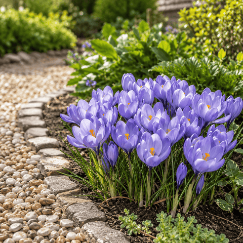 Prins Bulbs Flower Bulbs Prins Charming Vernus Blue Crocus Bulbs – 15pck