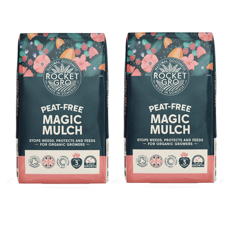 RocketGro Compost 2 for £12.99 RocketGro Magic Mulch 50L