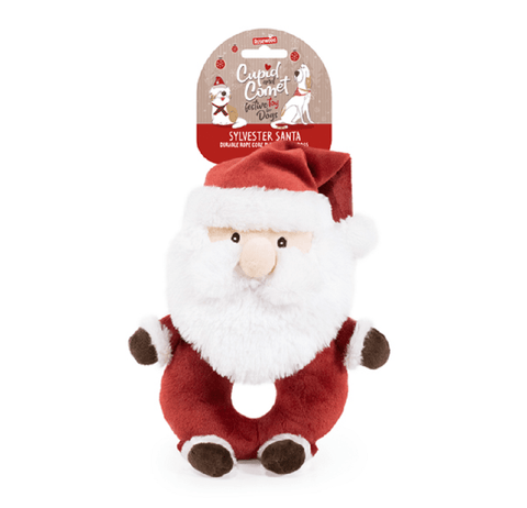 Rosewood Dog Toys Rosewood Christmas Sylvester Santa Dog Toy