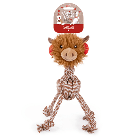Rosewood Dog Toys Rosewood Festive Colin Cow Dog Toy