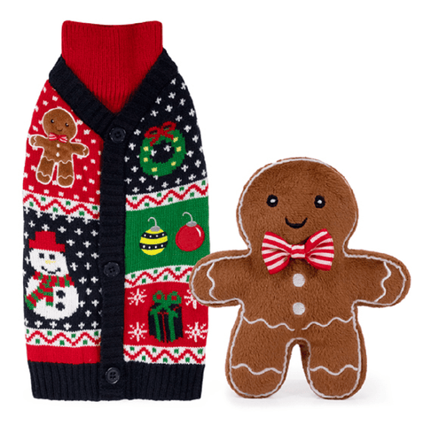 Rosewood Dog Accessories Rosewood Gingerbread Xmas Eve Dog Gift Pack Large