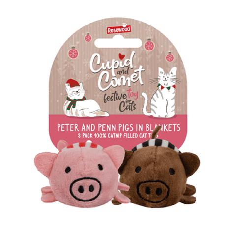 Rosewood Cat Toys Rosewood Pigs in Blankets Cat Toys
