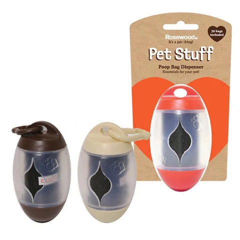 Rosewood Dog Apparel Rosewood Poop bag dispenser - Cream