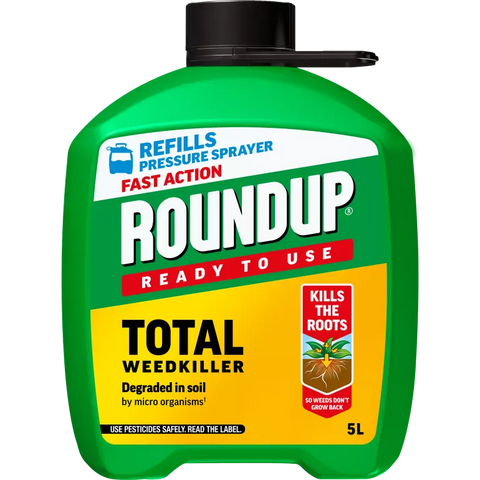 Roundup Fast Action Ready To Use Weed Killer Refill 5L