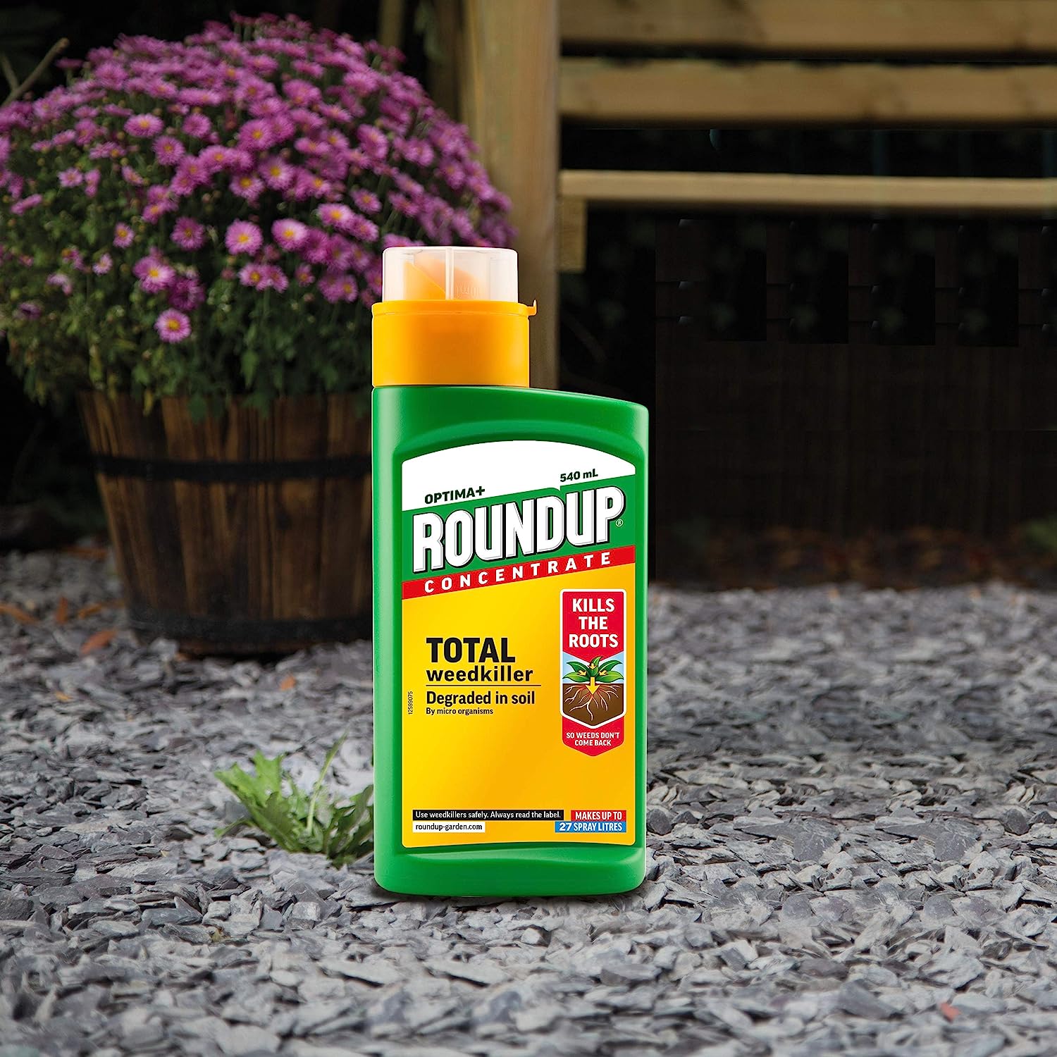 Roundup Total Concentrate Weed Killer 540ml – Trowell Garden Centre