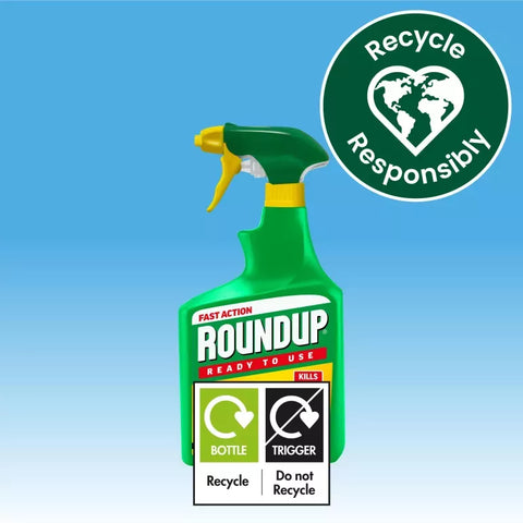 Roundup Total Ready To Use Weedkiller Gun 1L + 20% Extra
