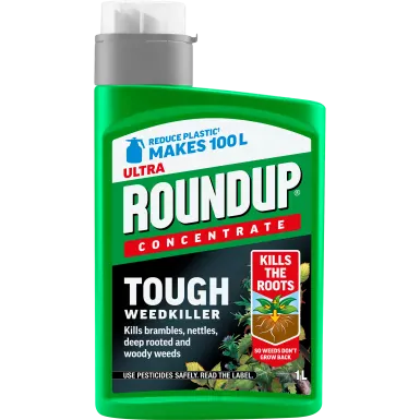 Roundup Weed Control Roundup Tough Weedkiller Concentrate - 1L
