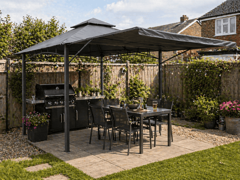 Royal Craft Algarve Awning Gazebo Grey