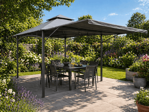 Royal Craft Algarve Awning Gazebo Grey