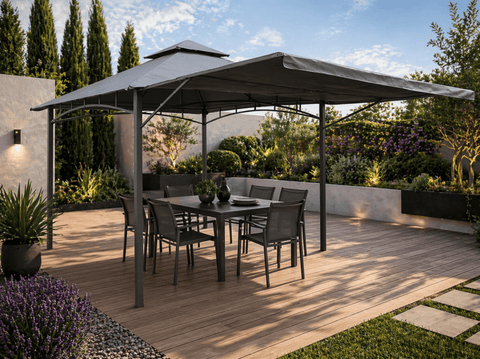Royal Craft Algarve Awning Gazebo Grey