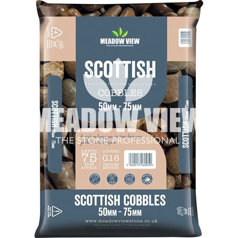 Meadow View Landscaping Scottish Cobbles 50-75mm