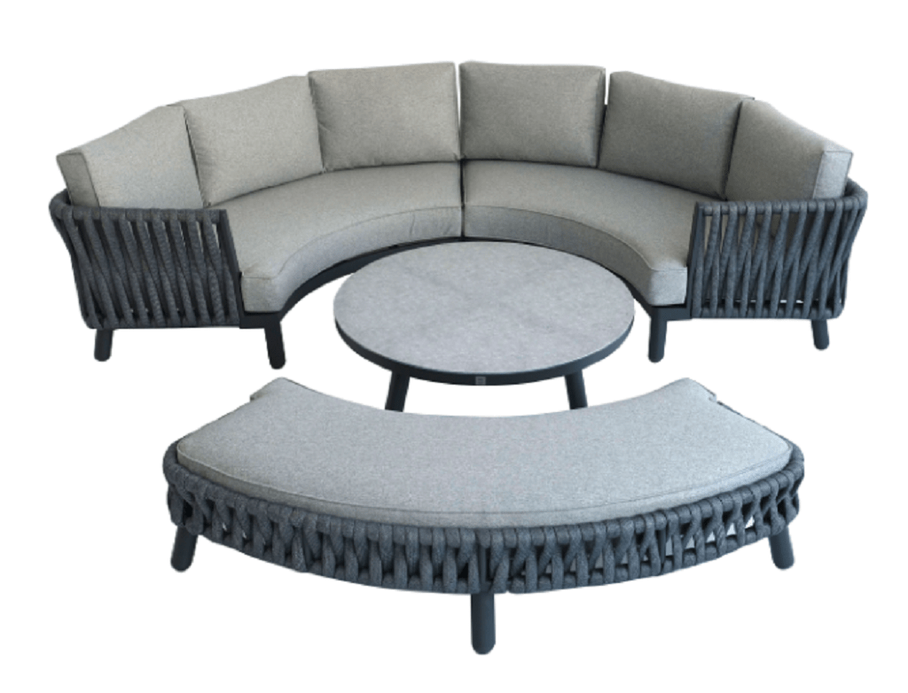 Trowell Garden Centre Garden Furniture Set Seychelles Casual Horseshoe Garden Furniture Lounge Set