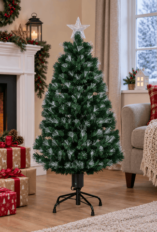 Shatchi Artificial Trees Shatchi LED Nebula Tree Fibre Optic 3ft