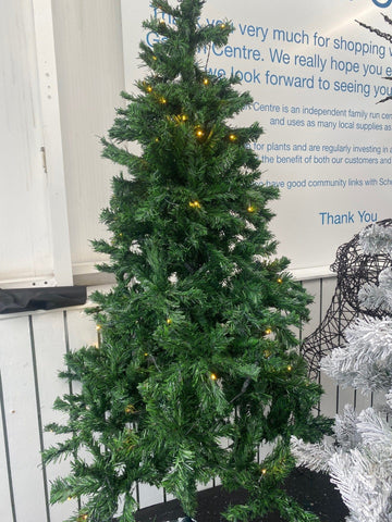 Shatchi Artificial Trees Shatchi Pre-Lit Artificial Christmas Tree Alaskan Pine Green Warm White 6ft