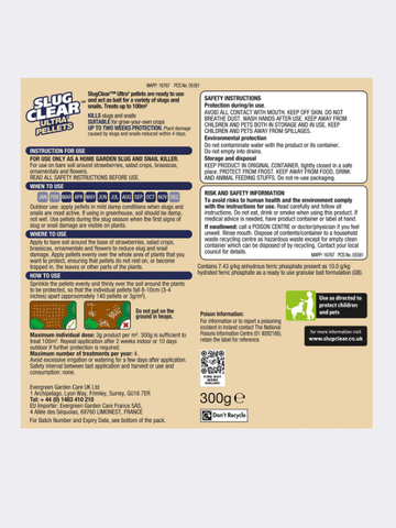 Evergreen Garden Care Slug Control SlugClear Ultra Pellets 300g