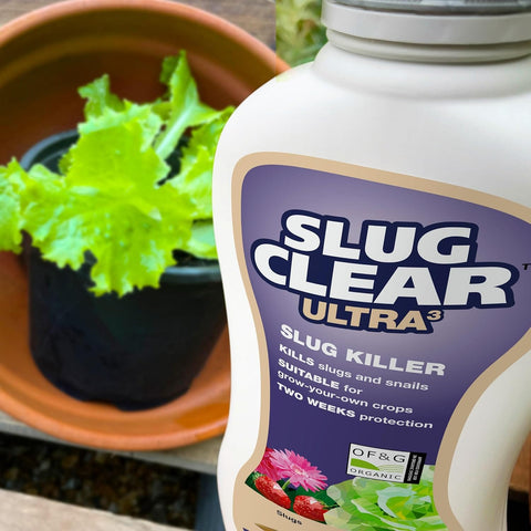 Slug Clear Slug Control SlugClear Ultra Pellets 685g | Ferric Phosphate Organic Slug Killer