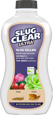 Slug Clear Slug Control SlugClear Ultra Pellets 685g | Ferric Phosphate Organic Slug Killer