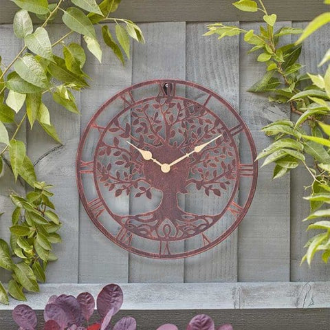 Smart Garden Clocks Smart Garden 13.5" Tree of Life Wall Clock - Bronze