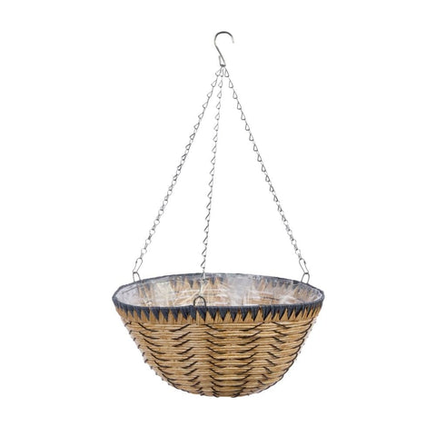 Smart Garden 14" Savanna Faux Rattan Basket