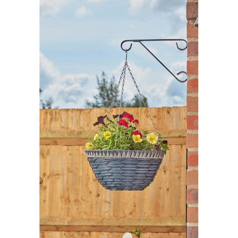 Smart Garden 14" Tulsa Faux Rattan Basket