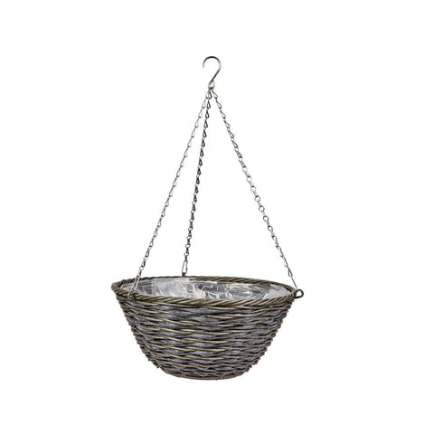 Smart Garden 14in Faux Rattan Basket - Kielder