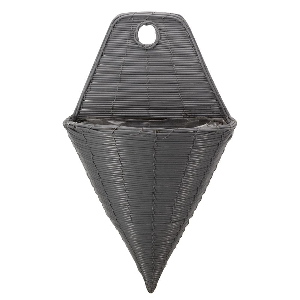 Smart Garden 14in Slate Faux Rattan Wall Torch