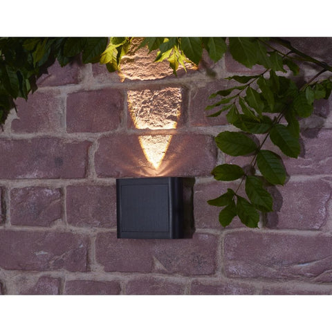 Smart Solar 2-Way Wall, Fence & Post Light 10L