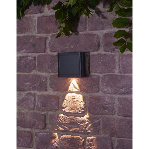 Smart Solar 2-Way Wall, Fence & Post Light 10L