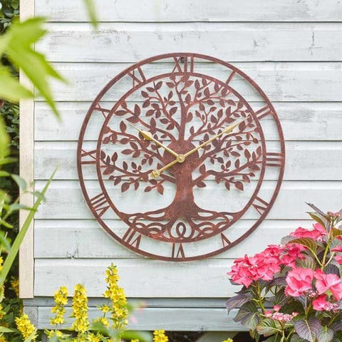Smart Garden Clocks Smart Garden 24" Tree of Life Wall Clock - Bronze