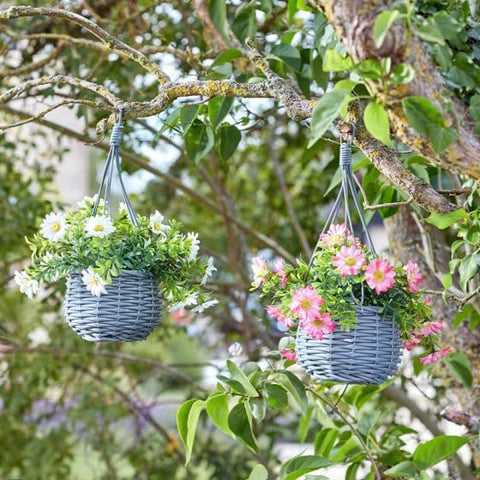 Smart Garden Hanging Baskets Smart Garden Artificial Basket Bouquet Meadow