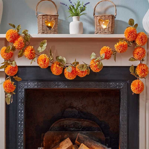 Smart Garden Autumn Decor Smart Garden Autumn Dahlia Design Garland – 178cm
