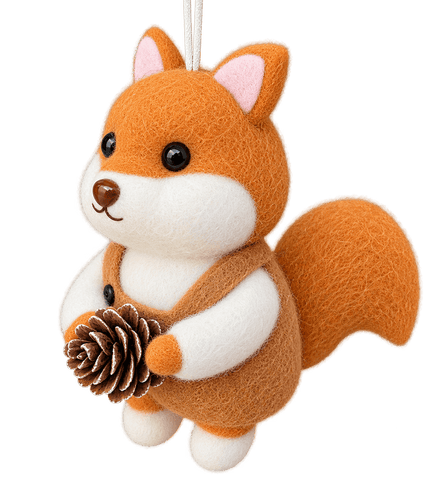 Trowell Garden Centre Autumn Decor Brown Smart Garden Autumn Fox Pendant – Mixed Case 11cm
