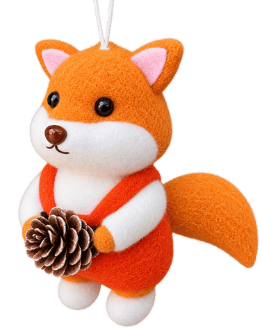 Trowell Garden Centre Autumn Decor Orange Smart Garden Autumn Fox Pendant – Mixed Case 11cm