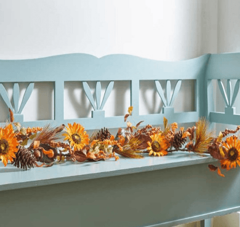 Smart Garden Autumn Decor Smart Garden Autumn Golden Sunflower Garland