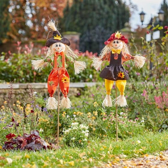 Smart Garden Autumn Decor Smart Garden Autumn Scarecrow 90cm - Brown Hat