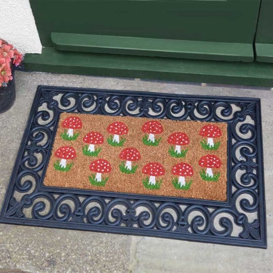 Smart Garden Door Mats Smart Garden Autumn Shrooms! Decoir Door Mat Insert