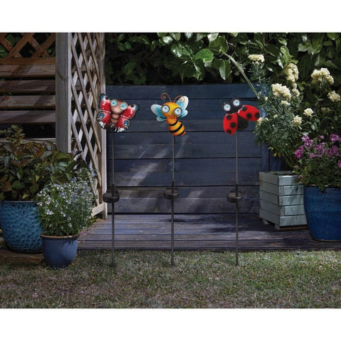 Smart Solar Blinkin' Bugs Stakes