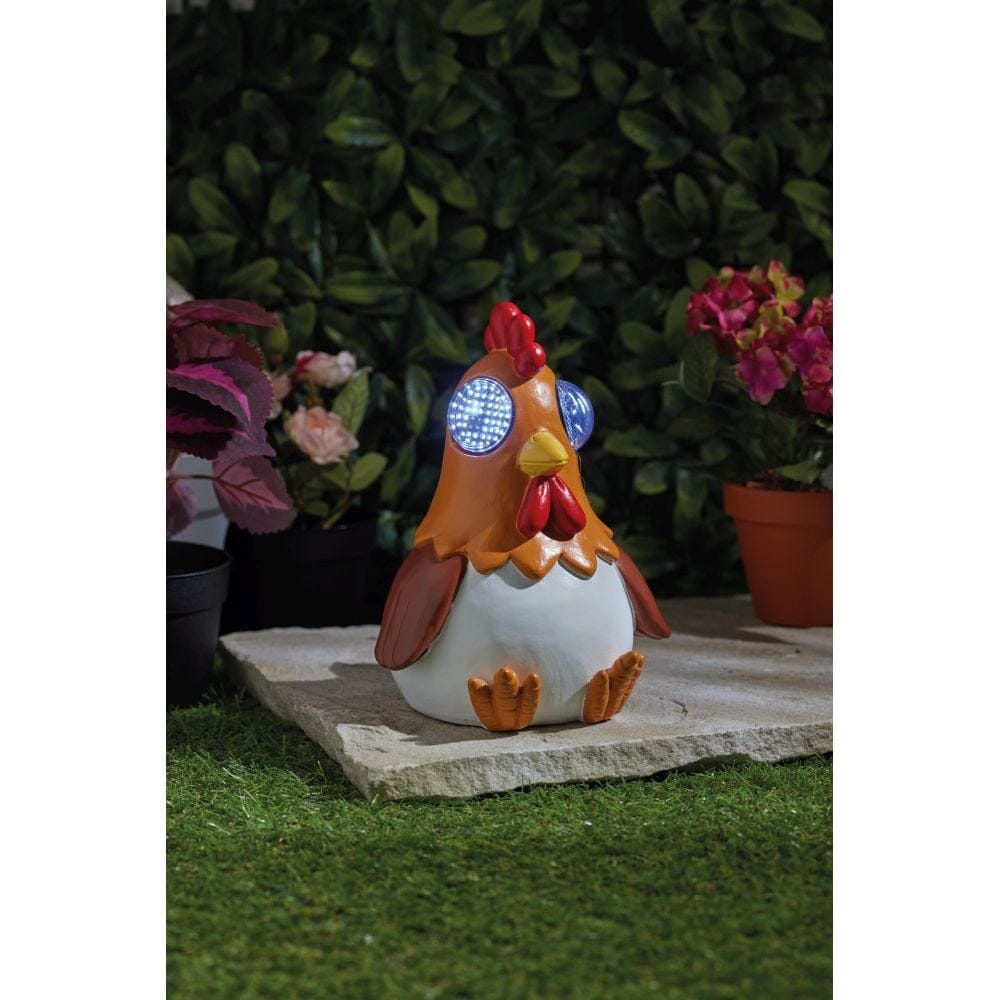 Smart Solar Blinkin' Rooster Large