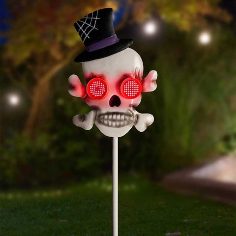 Smart Garden Halloween Home Decor Smart Garden Blinkin' Skull Stake Halloween decoration