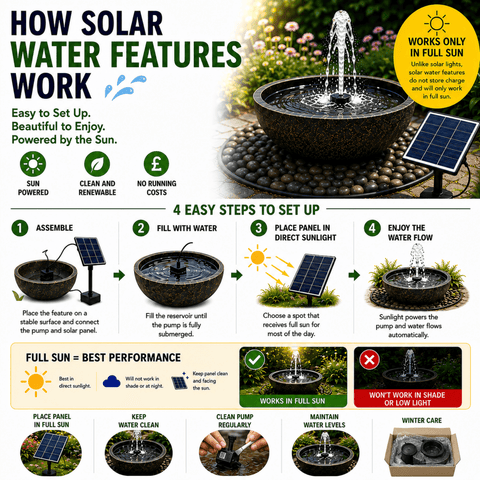 Smart Garden Water Feature Smart Garden Ceramic Frog Solar Fountain