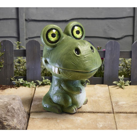 Smart Solar Croc Glow Eyes
