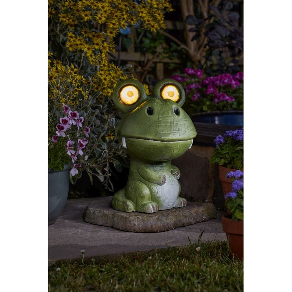 Smart Solar Croc Glow Eyes