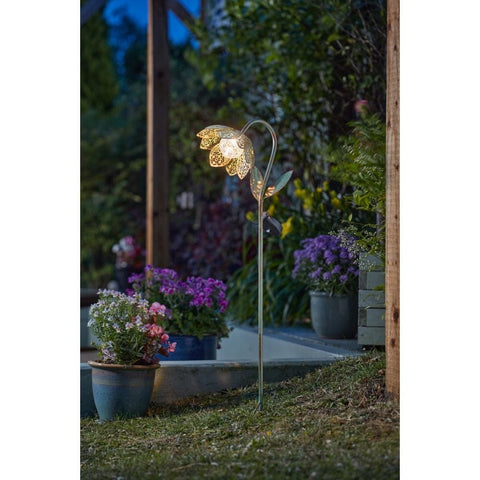 Smart Solar Damasque Solar Bloom - Verdigris