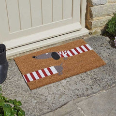 Smart Garden Door Mats Smart Garden Dashing Dachshunds! Door Mat